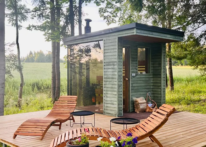 House And Sauna Where City Comforts Meet Nature
